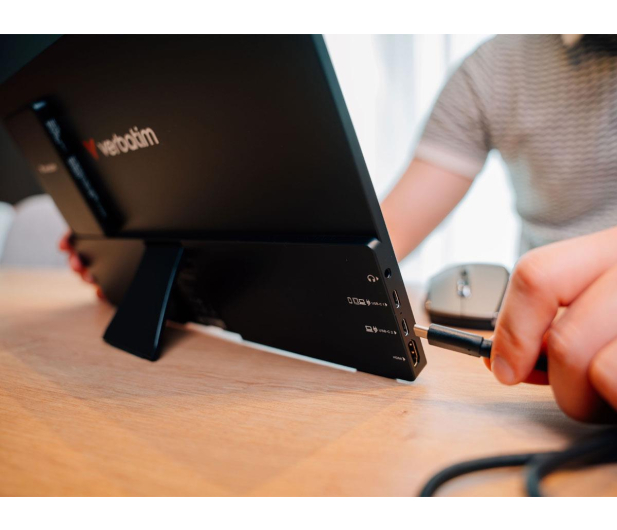 Verbatim 14 FHD Touch Monitor LIGHT + Power Bank - 1455707 - zdjęcie 8